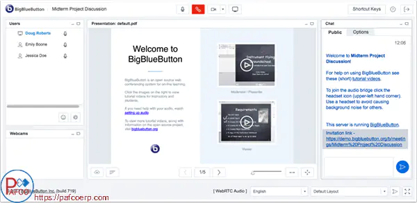نرم افزار bigbluebutton  خرید نرم افزار بیگ بلو باتن bigbluebutton